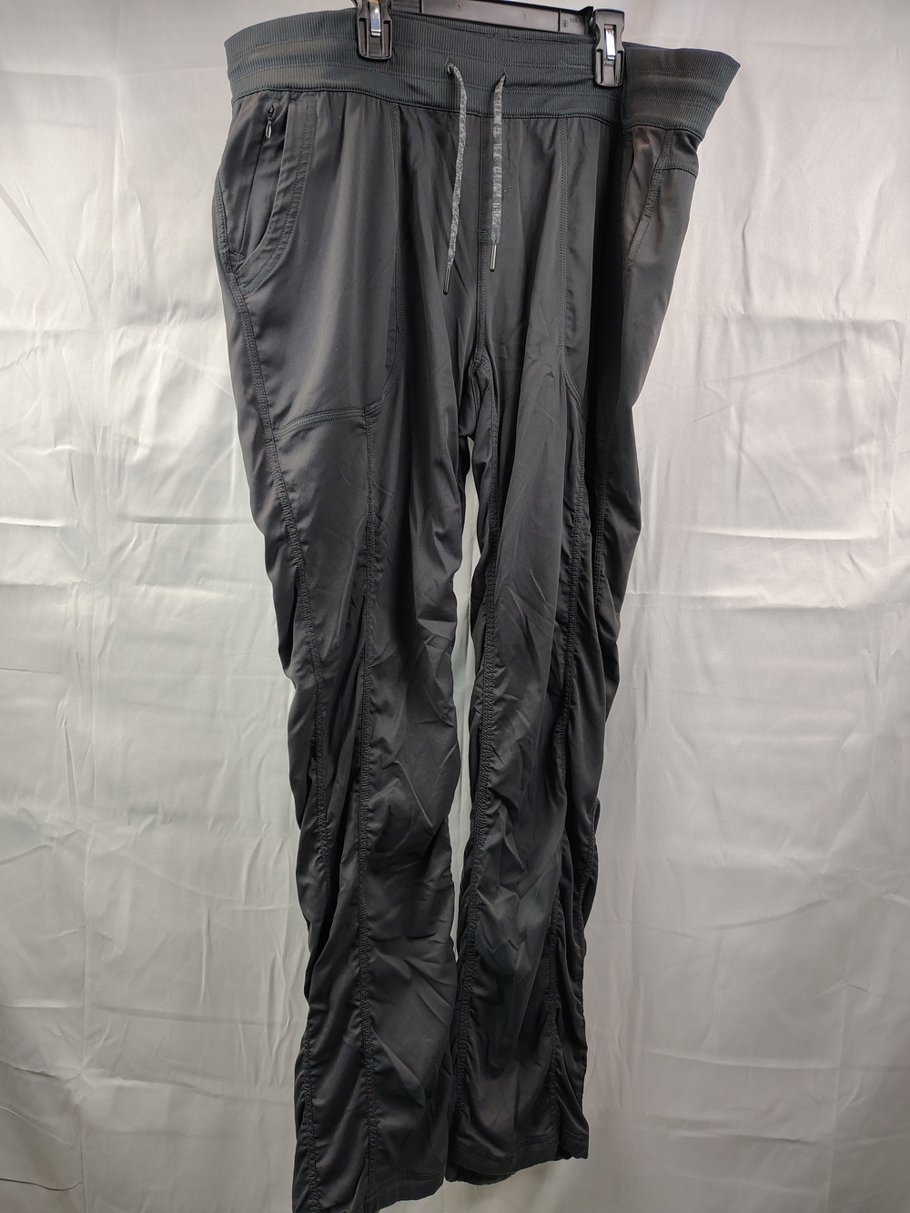 North Face Pants Womens Size XL Elastic Drawstring Pockets Lightweight Black